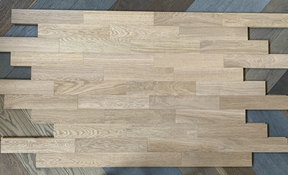 Штучный паркет Старый мастер Дуб Табачный-элит 490х70х15мм